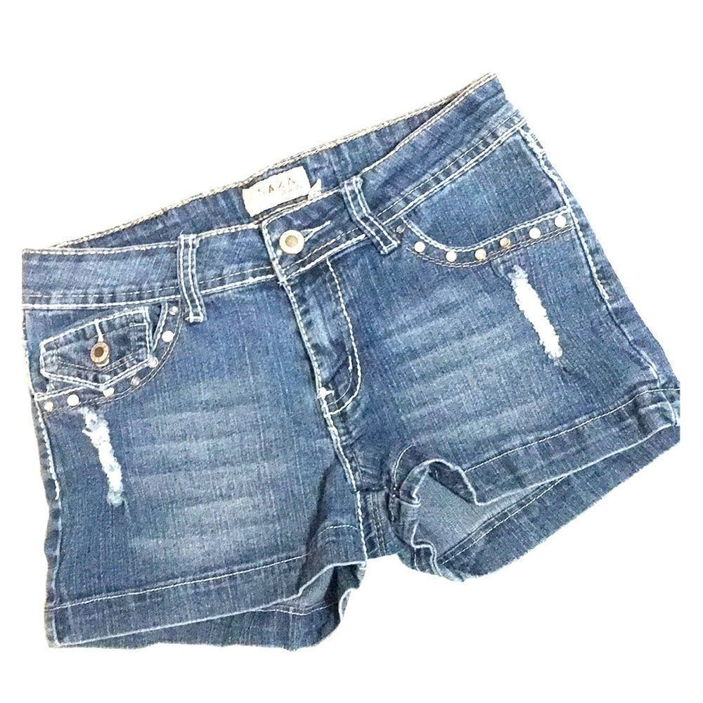 SAZA distressed shorty shorts size 5